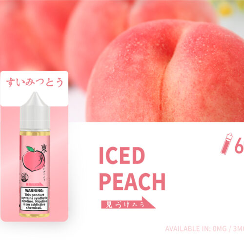 TOKYO (ICED PEACH) 60ML NICOTINE 3MG