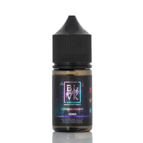 BLVK ICED BERRY BANANA SALTNIC 30ML NICOTINE 35MG AND 50MG