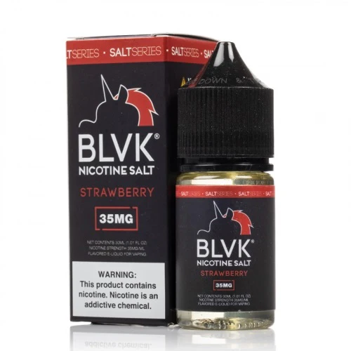 BLVK UNICORN STRAWBERRY SALTNIC 30ML NICOTINE 35MG AND 50MG