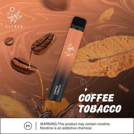 Elf Bar 2600 Puffs Coffee Tobacco 20mg Disposable In UAE