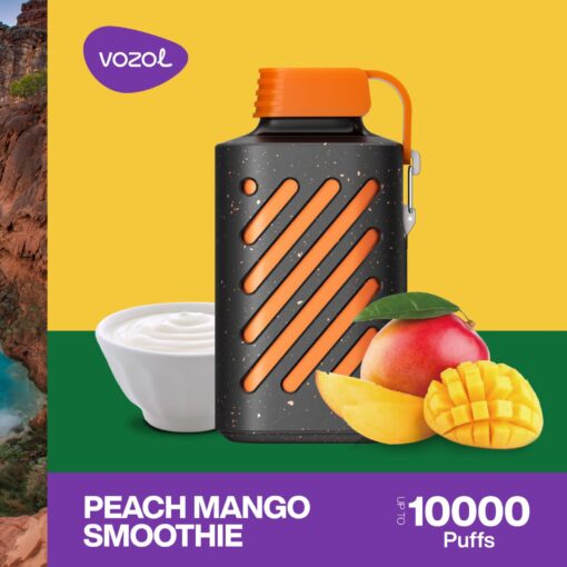 VOZOL GEAR 10000 DISPOSABLE Vape PEACH MANGO SMOOTHIC