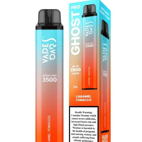 Vapes Bars GHOST PRO 3500 PUFFS CARAMEL TOBACCO