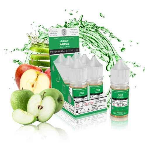 Glas Vapor JUICY APPLE Salt Nic E-liquid Basix Series-30Ml 50 mg UAE,Dubai