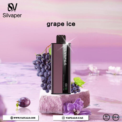 SILVAPER - SILVA ROCK 10000 PUFFS 50MG LEMON GRAPE ICE