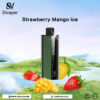 SILVAPER - SILVA ROCK 10000 PUFFS 50MG STRAWBERRY MANGO ICE