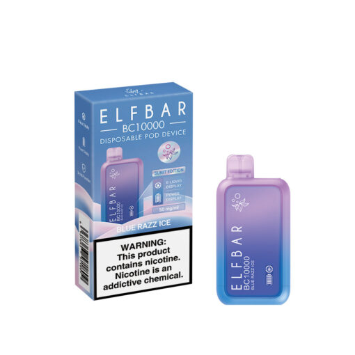 ELFBAR BC10000 Disposable Vape 10000 Puffs Blue Razz Ice