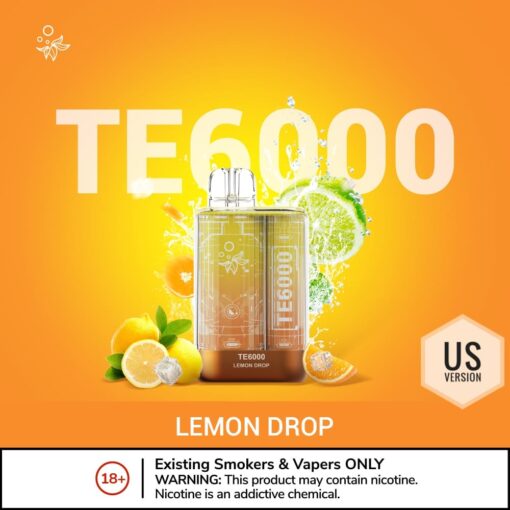 ELFBAR TE6000 Disposable Vape 6000 Puffs LEMON DROP