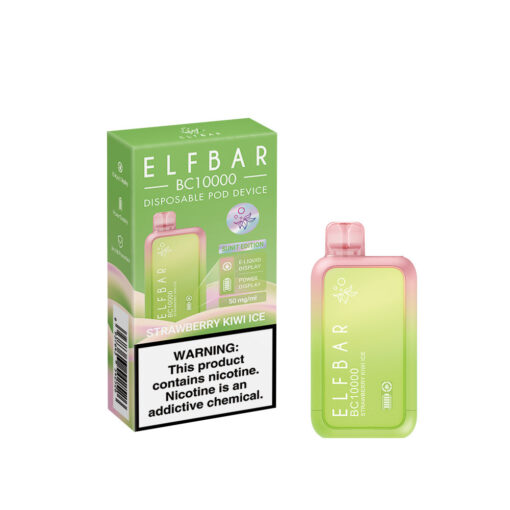 ELFBAR BC10000 Disposable Vape 10000 Puffs Strawberry Kiwi Ice