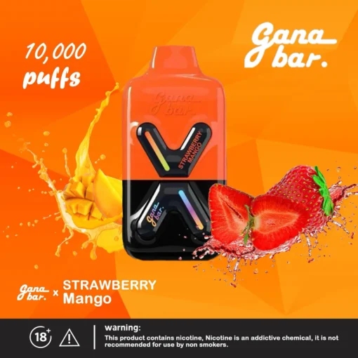 GANA BAR STRAWBERRY MANGO PD10000 DISPOSABLE