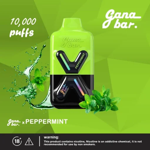 GANA BAR PEPPERMINT PD10000 DISPOSABLE