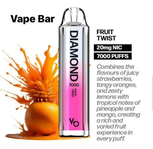 Vapes Bars Diamond 2% Nicotine 7000 Puffs