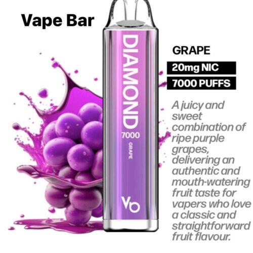 Vapes Bars Diamond 2% Nicotine 7000 Puffs