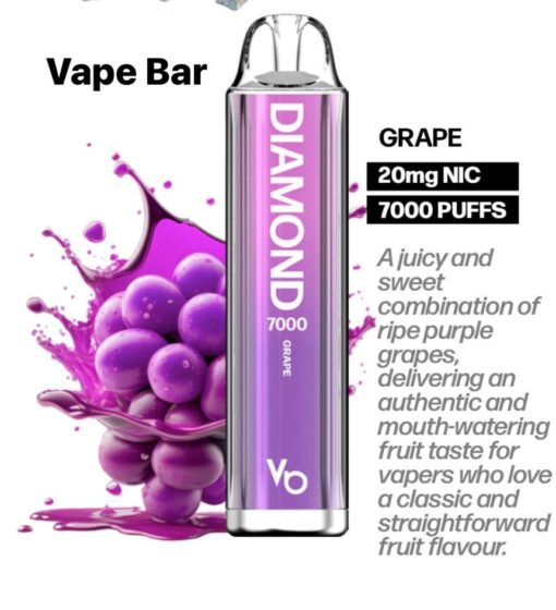 Vapes Bars Diamond 2% Nicotine 7000 Puffs