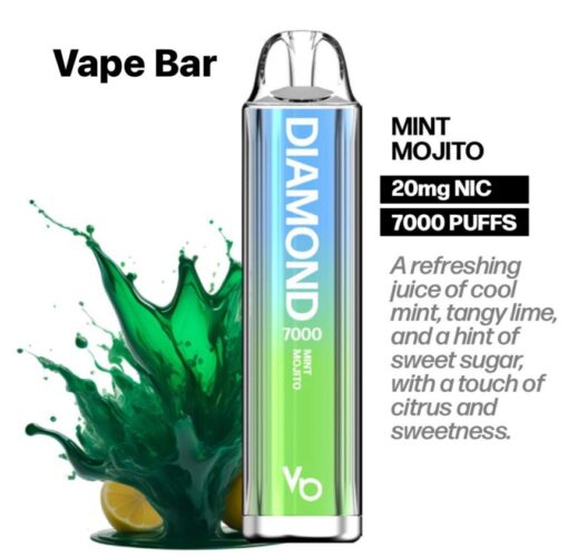 Vapes Bars Diamond 2% Nicotine 7000 Puffs