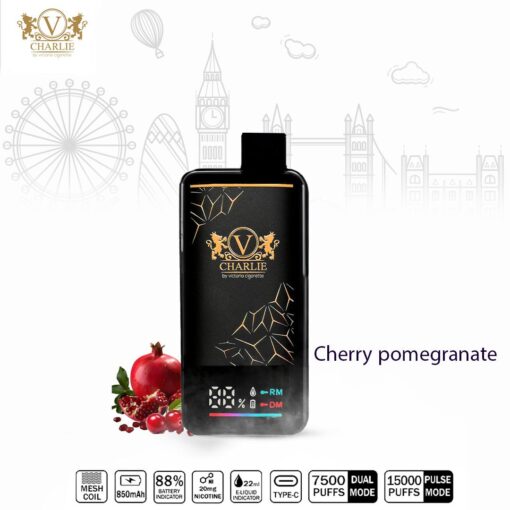 VICIG Charlie 15000 Puffs CHERRY POMEGRANATE 20MG &50 MG