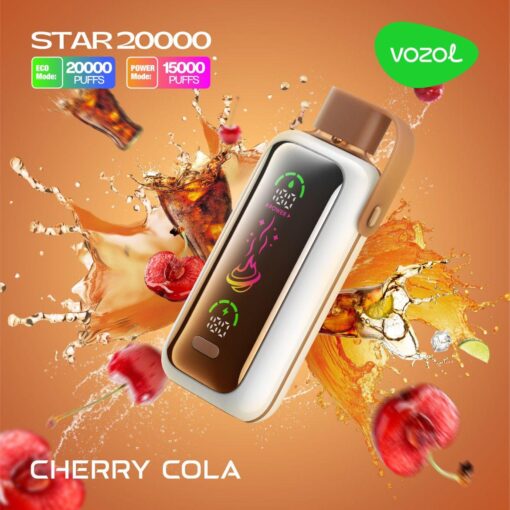 VOZOL STAR 20000 PUFFS 5% NICOTINE CHERRY COLA