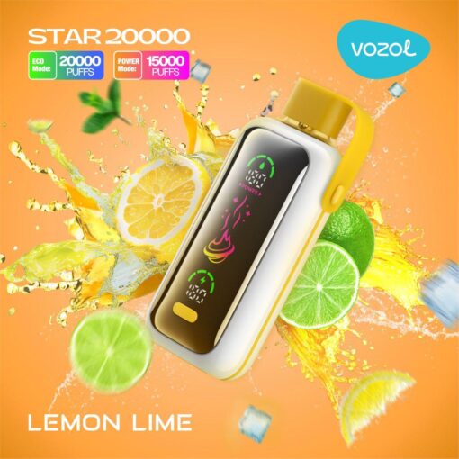 VOZOL STAR 20000 PUFFS 5% NICOTINE LEMON LIME