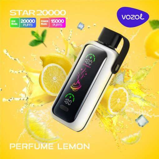 VOZOL STAR 20000 PUFFS 5% NICOTINE PERFUME LEMON