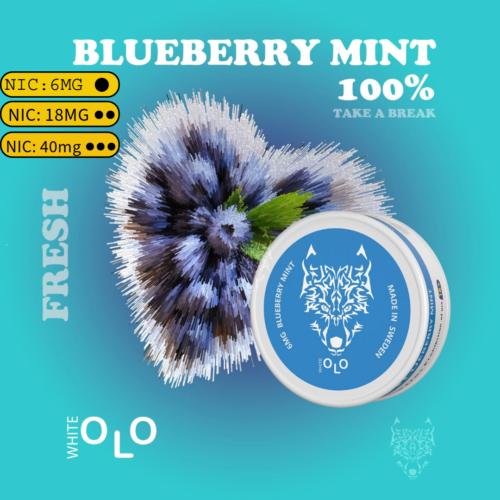 Blueberry Mint White OLO