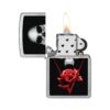 Skull Rose Zippo Lighter