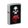 Skull Rose Zippo Lighter