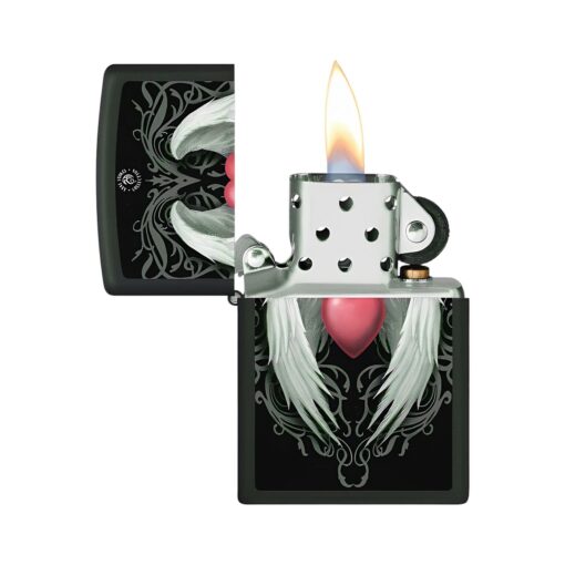 Anne Stokes Heart Zippo Lighter