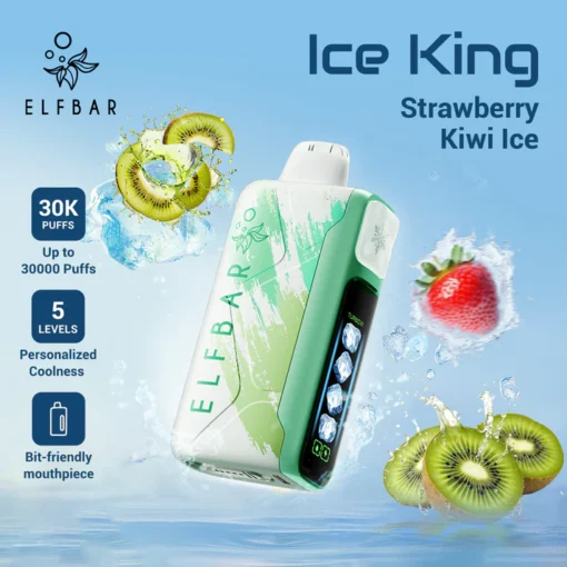 ELF BAR ICE KING STRAWBERRY KIWI ICE