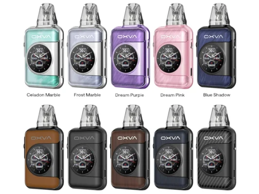 OXVA XLIM SQ Pro 2 pod system with HD touchscreen and 1600mAh battery