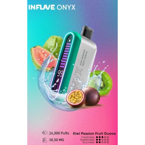 INFLAVE ONYX KIWI PASSION FRUIT GUAVA