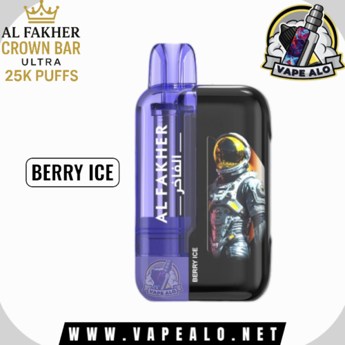 Crown Bar Ultra Berry Ice By Al Fakhar Disposable Vape In Dubai