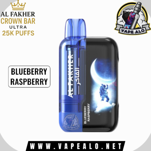 Crown Bar Ultra Blueberry Raspberry Disposable Vape In UAE Dubai