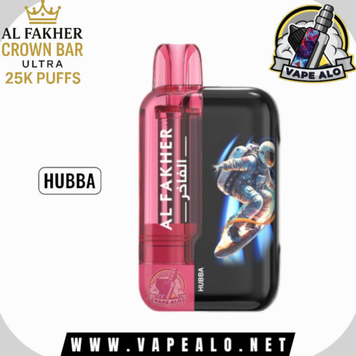 Crown Bar Ultra Hubba Al Fakher 25K Puffs vape in Dubai