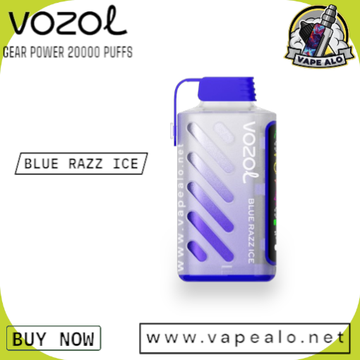 vozol gear power 20000 puffs blue razz ice flavor vape dubai
