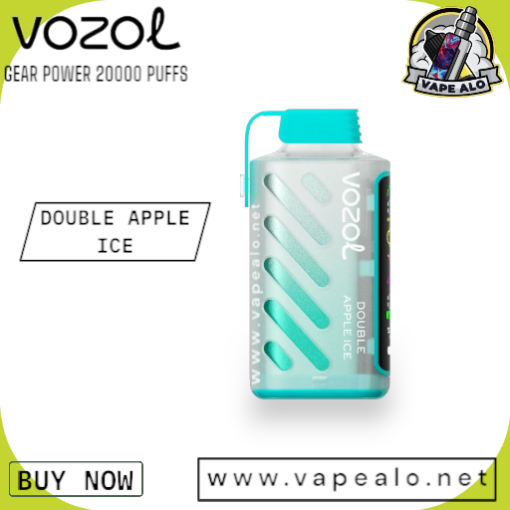 vozol gear power 20000 puffs double apple ice vape flavor dubai