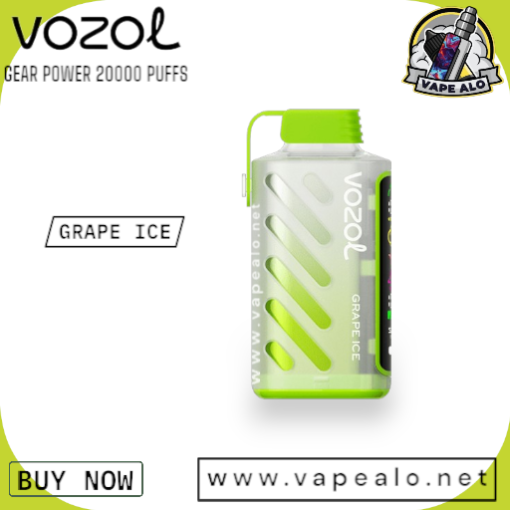vozol gear power 20000 puffs grape ice flavor vape dubai uae