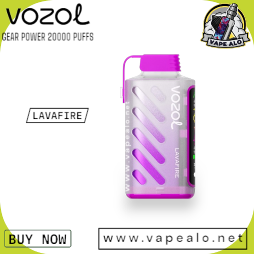 vozol gear power 20000 puffs lava fire flavor disposable vape dubai