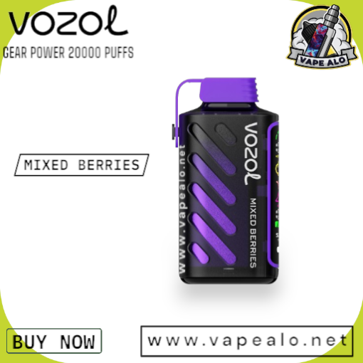 vozol gear power 20000 puffs mixed berries flavor vape dubai uae