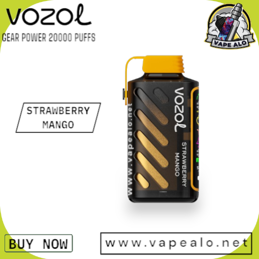 vozol gear power 20000 puffs strawberry mango vape flavor dubai