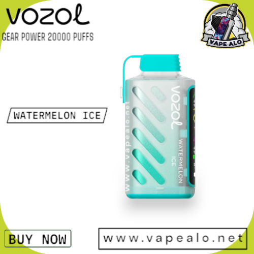 vozol gear power 20000 puffs watermelon ice flavor disposable vape dubai uae