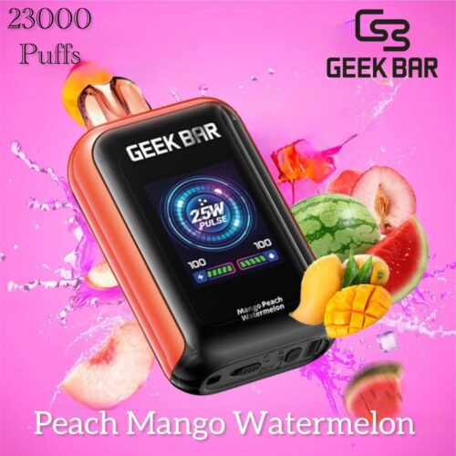 Geek Bar Watt 23000 Peach Mango Watermelon – Tropical Disposable Vape UAE