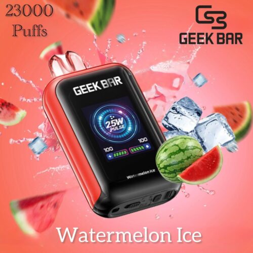 Geek Bar Watt 23000 Watermelon Ice Vape – 5% Nicotine Disposable in UAE