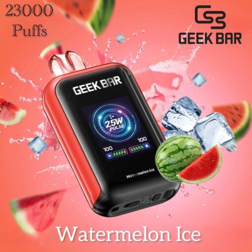 Geek Bar Watt 23000 Watermelon Ice Vape – 5% Nicotine Disposable in UAE