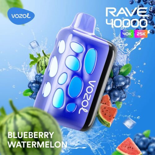 Vozol Rave Blueberry Watermelon Disposable Vape 50mg In Dubai UAE Vape Alo
