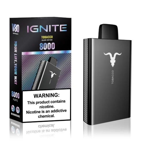 IGNITE V80 Tobacco 8000 Puffs Disposable Vape In Dubai