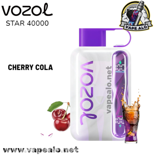 Cherry Cola flavor Vozol Star 40000 disposable vape