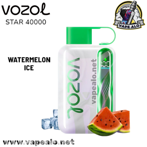 Watermelon Ice flavor Vozol Star 40000 disposable vape