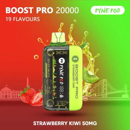 Strawberry Kiwi Pyne Pod Boost Pro 20000 Puffs Vape ALO UAE Dubai