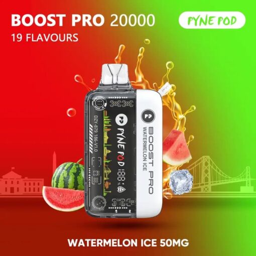 Watermelon Ice PYNE POD Boost Pro 20k Puffs In Dubai UAE