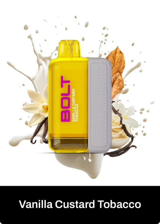 Vanilla Custard Tobacco NASTY BOLT 50000 Puffs Disposable Vape In Dubai Vape Alo