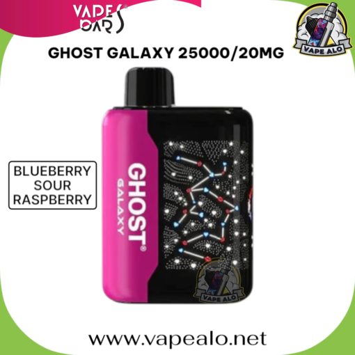 GHOST GALAXY 25000 Puffs Blueberry sour raspberry Disposable vape in dubai UAE